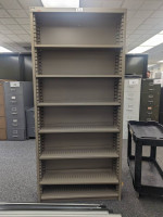 Metal Bookshelf with Adjustable Shelves