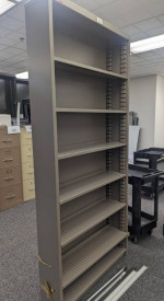 Metal Bookshelf with Adjustable Shelves