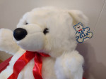 New in perfect condition large white 24" long stuffed teddy bear