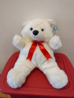 New in perfect condition large white 24" long stuffed teddy bear