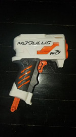 Air Warriors Ultra-Tek Jaguar Dart Pistol and Nerf Module gun