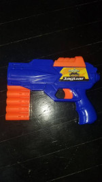 Air Warriors Ultra-Tek Jaguar Dart Pistol and Nerf Module gun