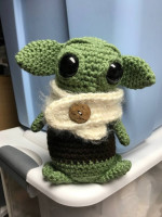 Knitted Grogu "Baby Yoda"