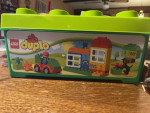 Lego Duplo 10572, missing 2, 14 others added. Like new box