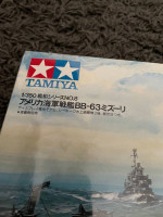 Tamiya 1/350 Model U.S. Battleship BB-63!! Brand New!!