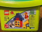 Lego Duplo set 5416 My First Brick Set. 33 pcs in original tub. Nice