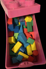Vintage Wooden Building Blocks