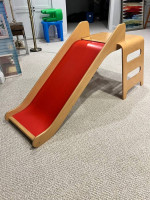 Kids wooden slide