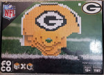 FOCO Two Green Bay Packers Helmet Building Blocks
