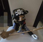 Pirate hand puppet
