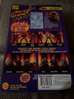 New in pkg 1995 marvel comics ghost rider ii w/flame glow & mini comic