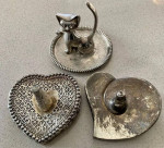 Vintage Godinger Silverplate Ring Holders