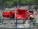 1950s model tractor with grader
