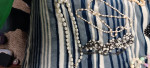 Crystal,beaded and pearl necklaces
