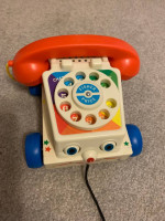 Fisher Price telephone, other toys