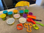 Fisher Price telephone, other toys