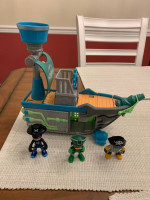 P J Mask Pirate Ship and characters lot