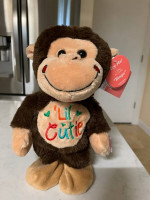 Singing and Dancing Chimp or Quacking Duck puppet