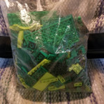 Lego bricks parts Bulk Green by the pound 1 pound bulk assorted