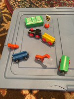 Wooden Rail Train Set