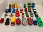 Lots of 30 mixed toy cars diecast, plastic,airplane,train
