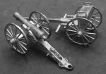 M1857 Cannon 1:48 Scale Napoleon M1857 Cannon/Limber/Caisson/4 Horses ALL METAL