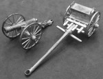 M1857 Cannon 1:48 Scale Napoleon M1857 Cannon/Limber/Caisson/4 Horses ALL METAL