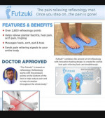 Futzuki Reflexology Mat Foot massager - 2 pack