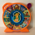 Mattel See N Say The Lion King Disney 1989 Orange Spin Game
