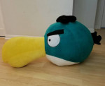 Green Toucan Angry Birds Jumbo Plush Stuffed Animal (WITH SOUND)