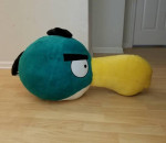 Green Toucan Angry Birds Jumbo Plush Stuffed Animal (WITH SOUND)