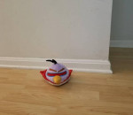 Purple Chuck Angry Birds Space Plush Stuffed Animal (WITH SOUND)