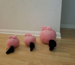 Angry Birds Pink Stella Plush Stuffed Animal Toys (3 WITH SOUND)