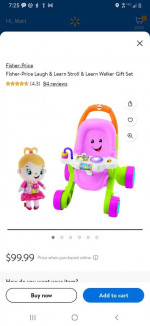 Fisher Price Stroll and Learn Walker