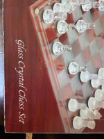 Glass crystal chess set Saint Laurent Collection