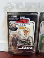 Star Wars The Saga Collection Luke Skywalker, Han Solo, Princess Leia
