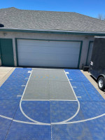 Custom Basketball Court Tile Floor