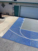 Custom Basketball Court Tile Floor