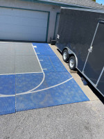 Custom Basketball Court Tile Floor