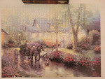 1999 Thomas Kinkade "Sunday Outing" 1000 Piece Jigsaw Puzzle Complete