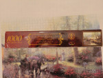 1999 Thomas Kinkade "Sunday Outing" 1000 Piece Jigsaw Puzzle Complete