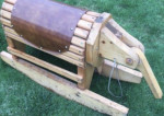 Wooden Ride On Elephant Toy