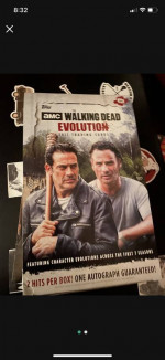 The walking dead evolution trading card base set
