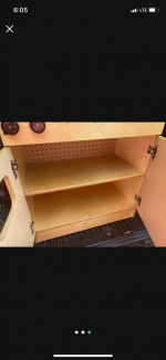 Wooden play kitchen