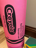 Giant Crayola bank and Crayon