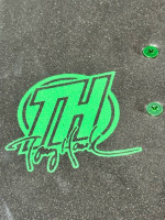 Tony Hawk Signature Series 31” skateboard with postcard graphic