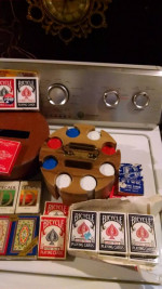 Gambling: chips and cards