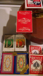 Gambling: chips and cards