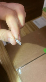 Simple diamond ring