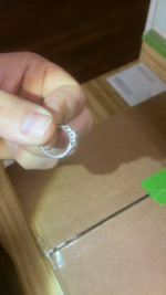Simple diamond ring